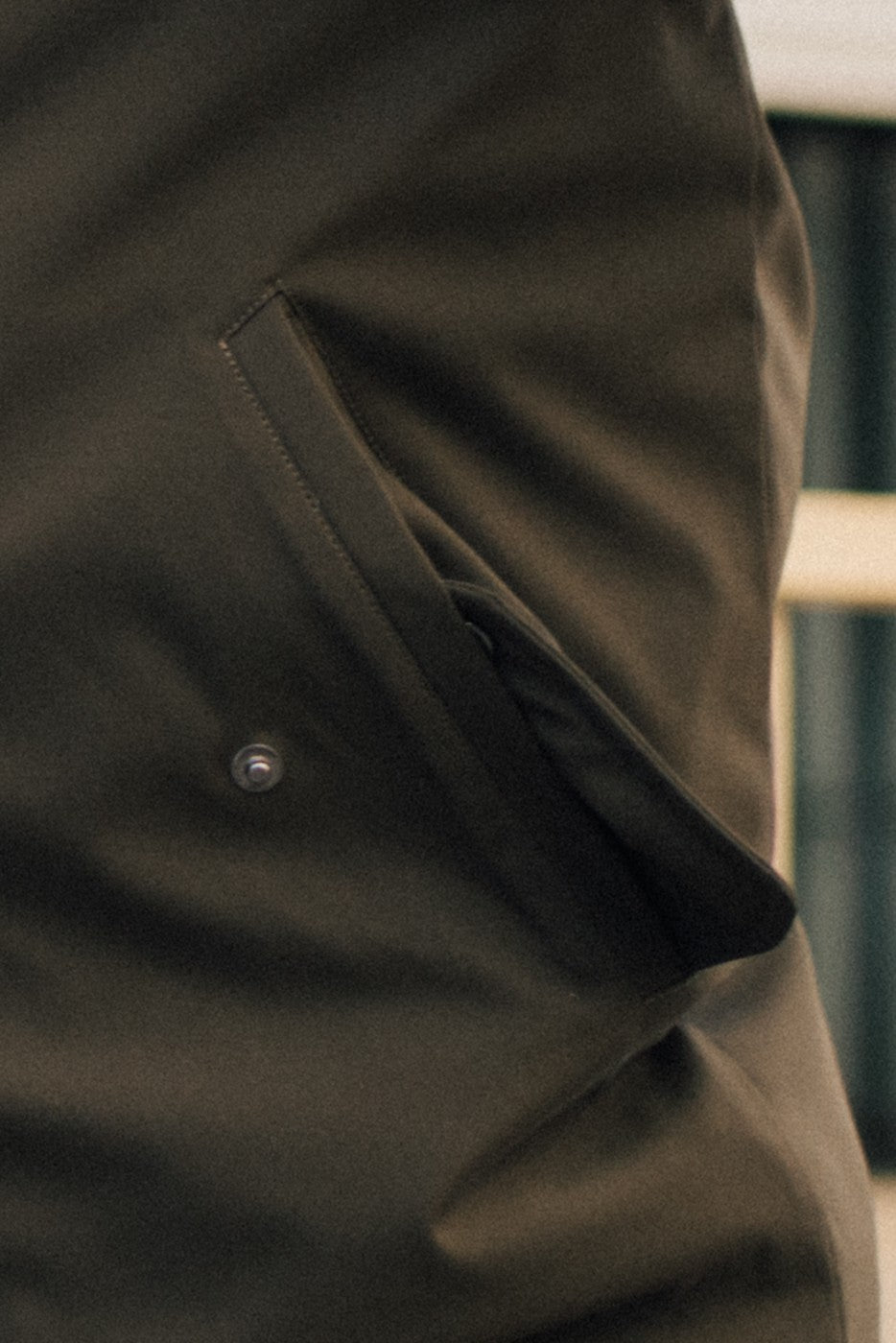 Parka hombre en color caqui