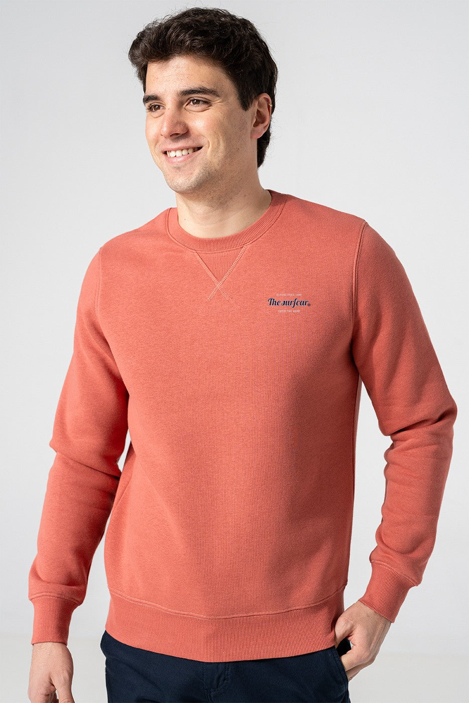 Sudadera hombre cuello redondo caldera